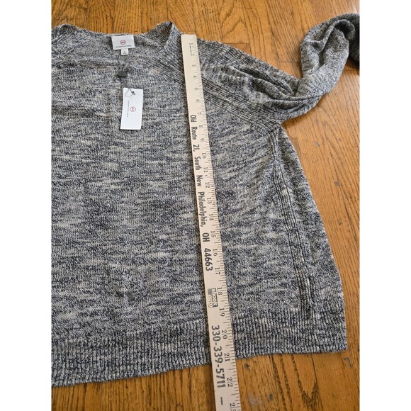 Adriano Goldschmied Womens Medium Linen Blend Knit Flora Pullover Sweater - Picture 9 of 9